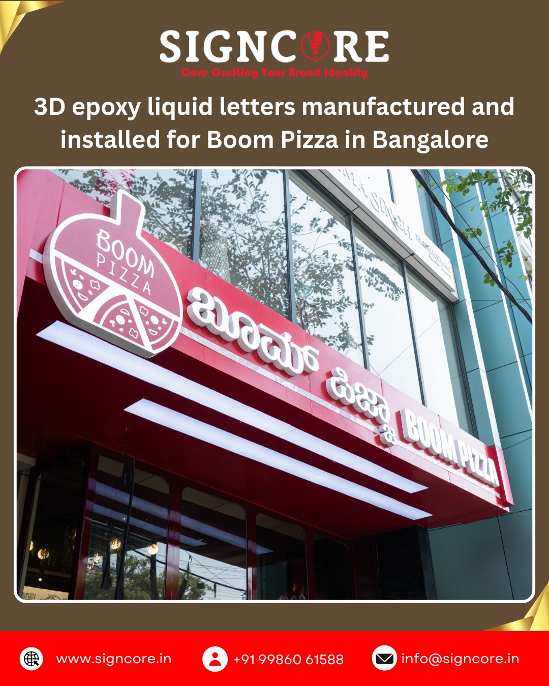 3D Epoxy Signage Manufacturer Near Me