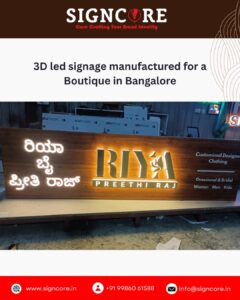 Epoxy Glue Letters Manufacturer in Bangalore