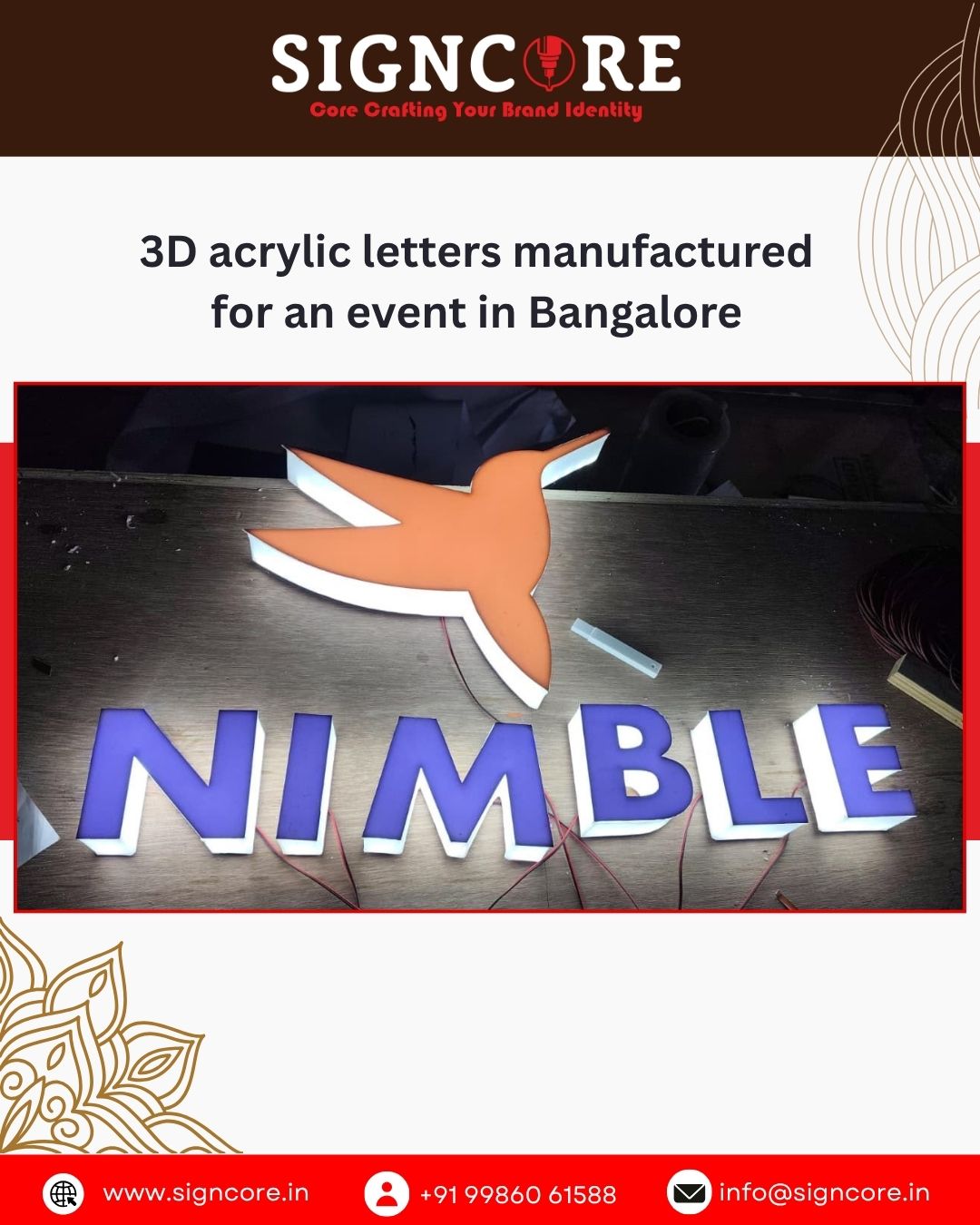 Backlit Fabric and Flex Signage in Bangalore