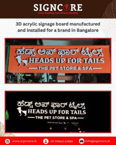 Retail Shop Sign Board Manufacturers in Bangalore